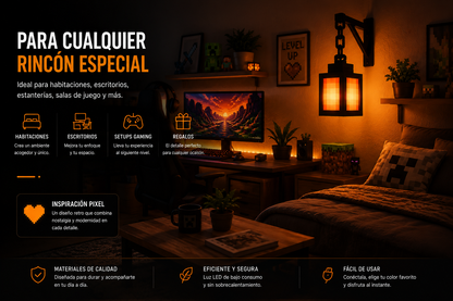 CubixGlow™ | Luz Pixel Decorativa